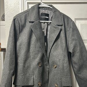 Fashion Nova Gray Women's Coat